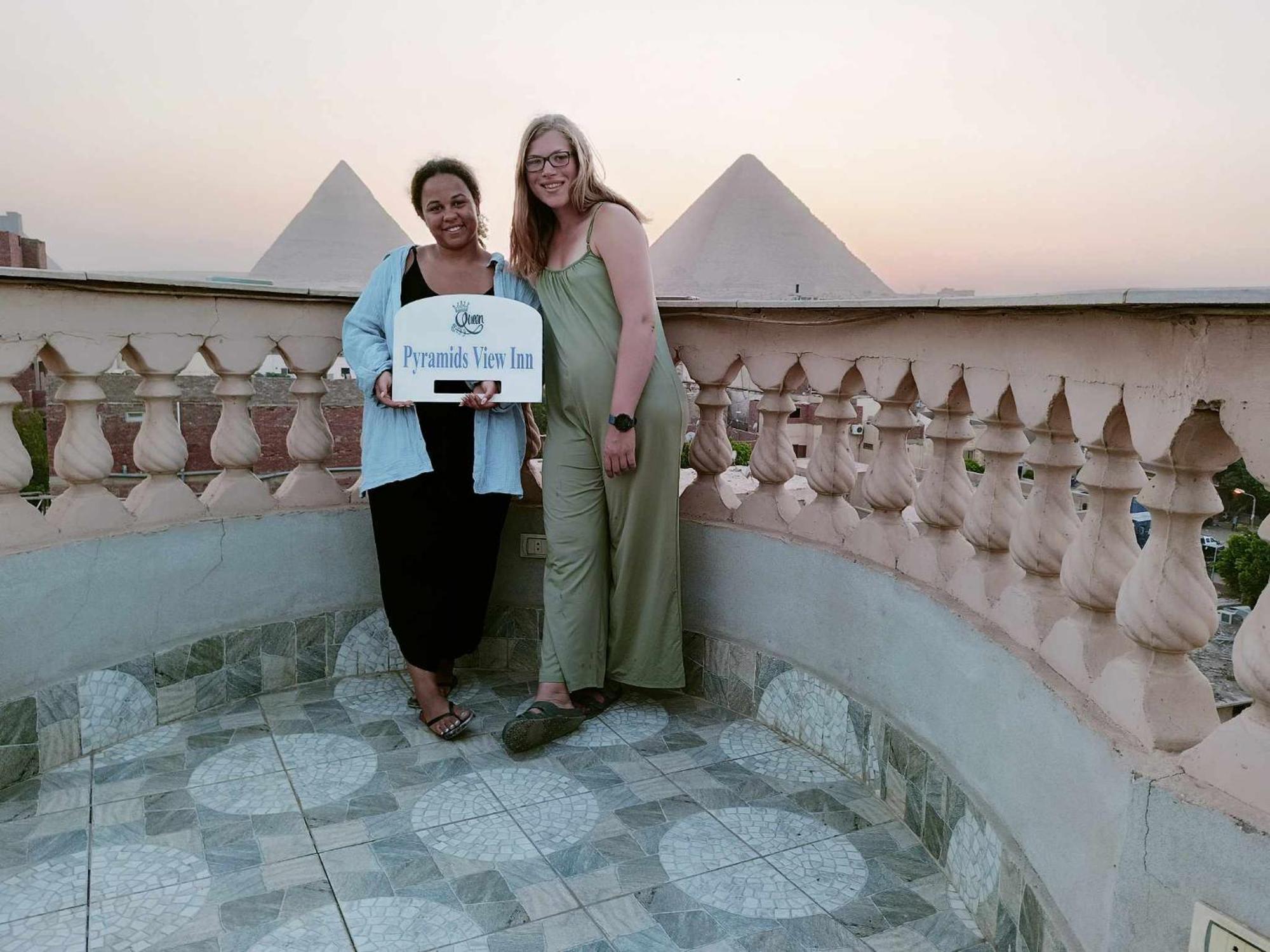 Queen Pyramids View Inn Kafret el-Gabal 外观 照片